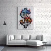 Tablou Canvas Dolar Graffiti